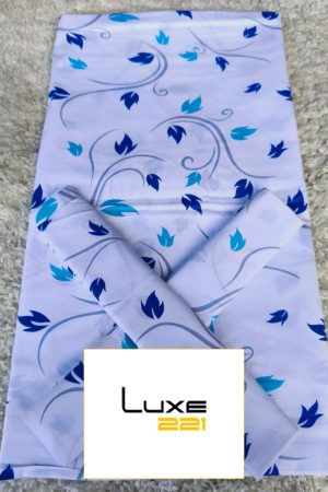 Drap coton fleurette